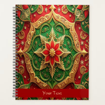 Decoração de Feriado Vermelho Verde