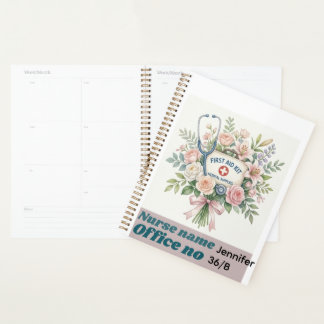 Agenda Decoração Rústica de Parede Médica – Estetoscópio