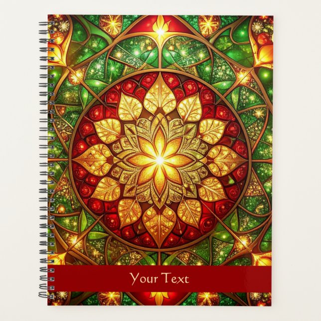 Agenda Decorative Red Green Holiday (Frente)