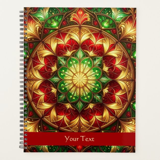 Agenda Decorative Red Green Holiday (Frente)