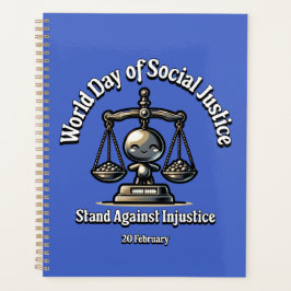 Agenda Defenda A Injustiça. Dia da Justiça Social.