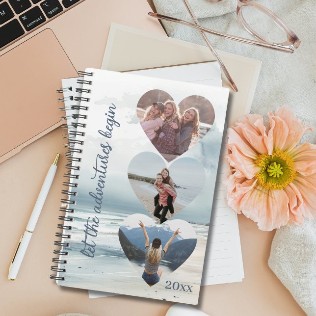 Agenda Deixe as Aventuras Começar Fotos de Viagem Amigos (Criador carregado)