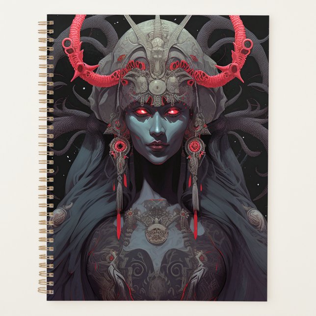 Agenda Demon Queen Fantasy Art (Frente)
