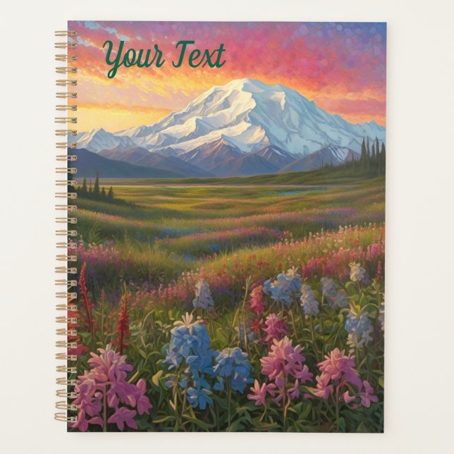 Agenda Denali Wildflowers (Frente)
