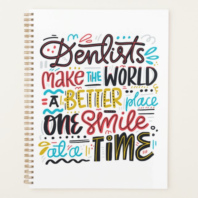 Agenda Dentistas Fazem Do Mundo Um Lugar Melhor (Frente)