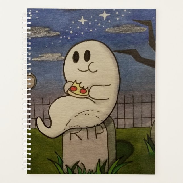Agenda Descanse na Pizza (Frente)