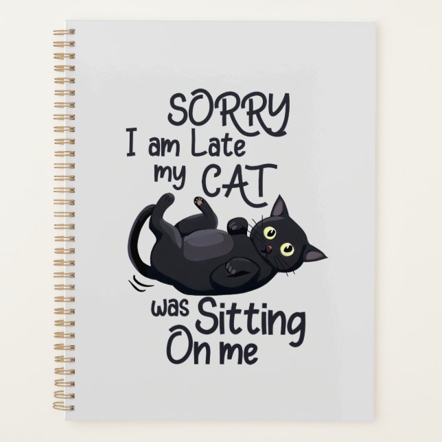 Agenda Desculpe o atraso - Regras de Gato! (Frente)