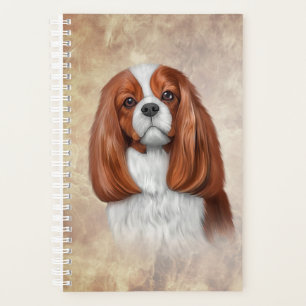 Agenda Desenhando Cavalier King Charles Spaniel