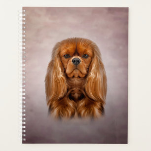 Agenda Desenhando Cavalier King Charles Spaniel