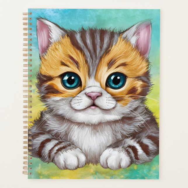 Agenda Desenhando Gato (Frente)