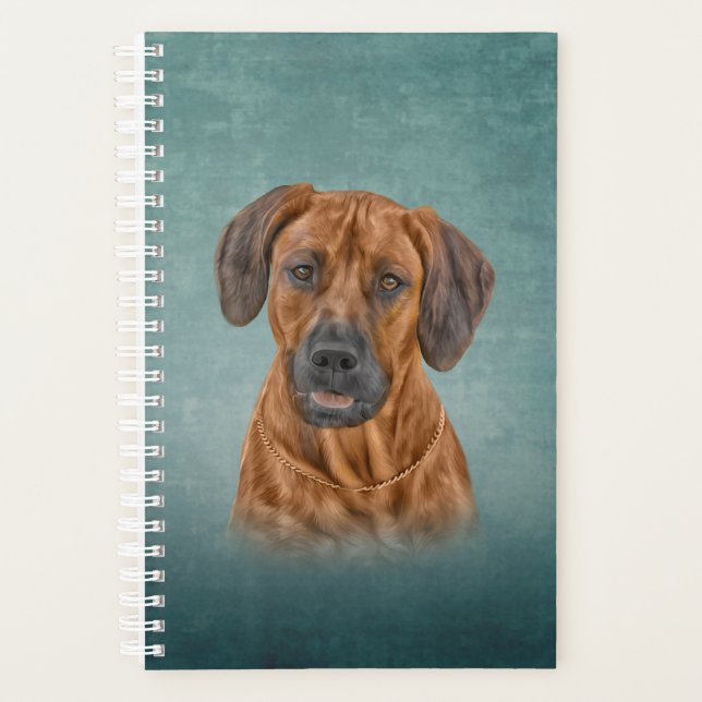 Agenda Desenhando Ridgeback da Rodésia (Frente)