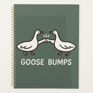 Agenda Desenho Animado Engraçado de Ganso Punho Cerrado
