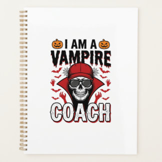 Agenda Desenho de Camisa Vintage de Caveira de Treinador