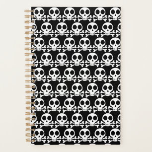 Agenda Desenho de Caveira Pirata