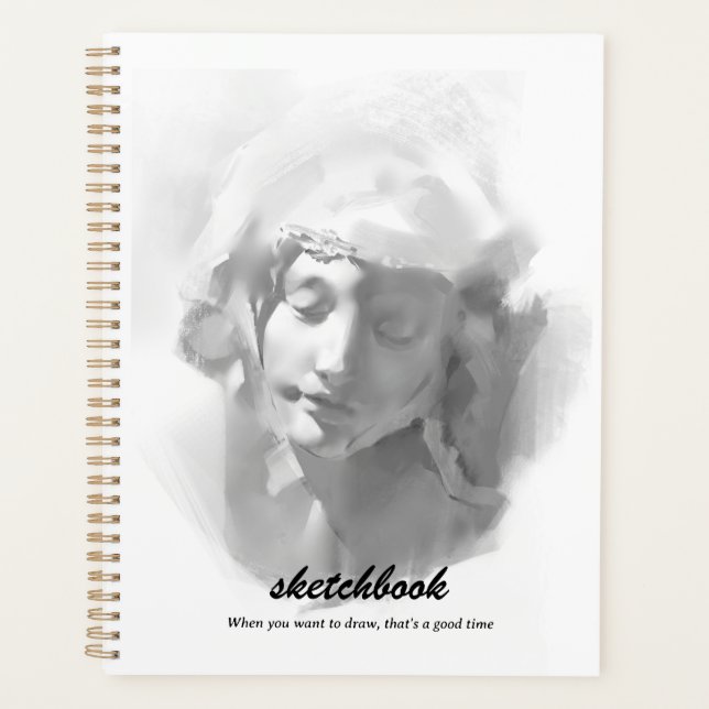 Agenda Desenho de Mulher de Estátua de Arte Mural (Frente)