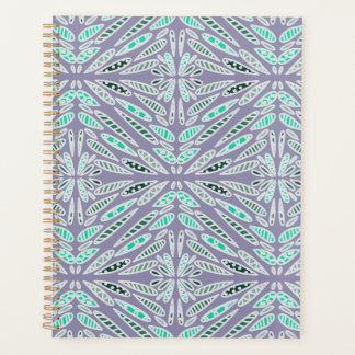Agenda Desenho Divertido Floral Geométrico