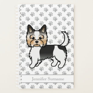 Agenda Desenho e nome do Cão de Cartoon Terrier Cute