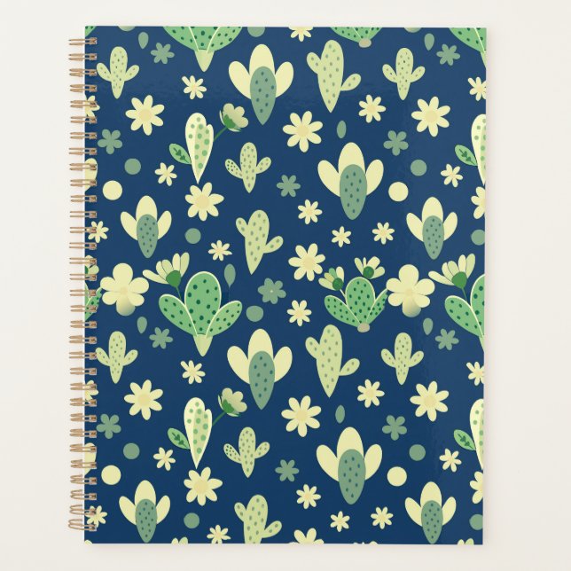 Agenda Desert Cactus & Succulent Pattern (Frente)