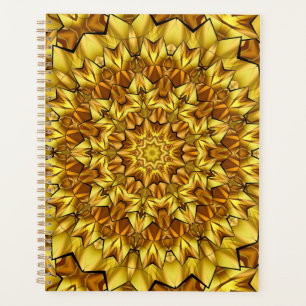 Agenda Design abstrato antigo do ouro Mandala - 63495
