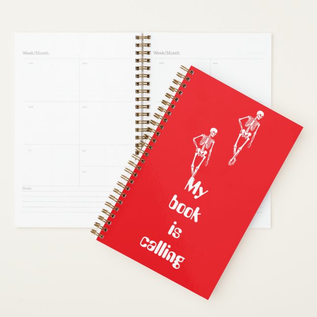 Agenda Design Assustador de Halloween Fofo (Exibição)