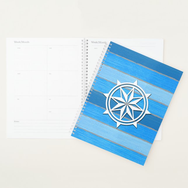 Agenda Design com tema náutico (Exibição)