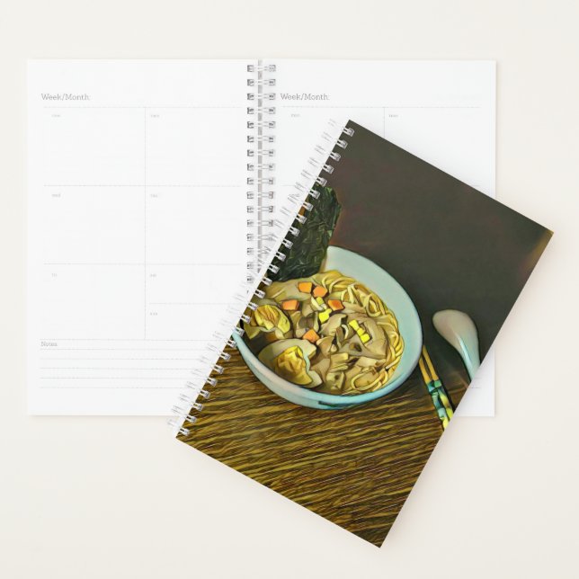 Agenda Design de amante de macarrão (Exibição)