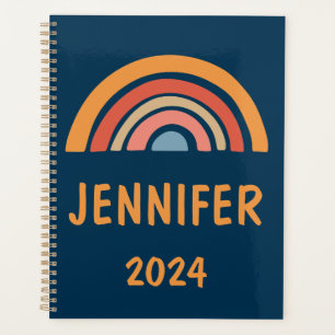 Agenda Design de arco-íris cotovelo colorido