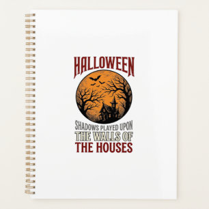 Agenda Design de Camisa da Lua da Casa Assombrada do Hall