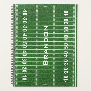 Agenda Design de Campo de Futebol semanal/mensal