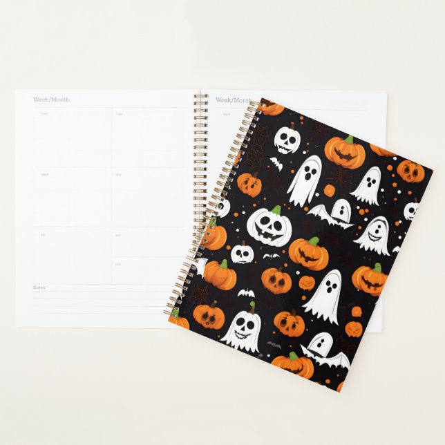 Agenda design de decoração de halloween (Exibição)