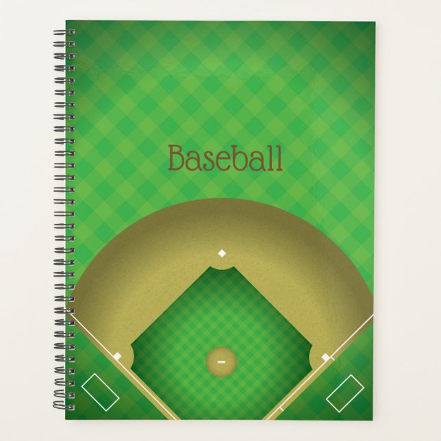 Agenda Design de Diamante de Baseball por Semana/Planejad (Frente)