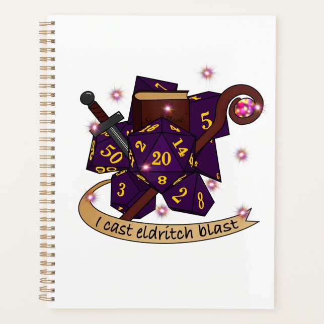 Agenda Design de Dice de Warlock (Frente)