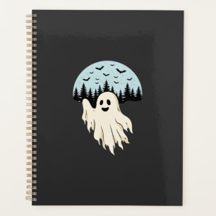 Agenda Design de Floresta da Lua Fantasma de Halloween_1