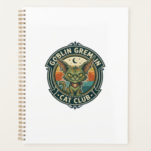Agenda Design de Gatinho Fofo de Gremlin Goblin - Grem Go
