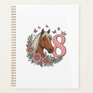 Agenda Design de Gravura Vintage Floral de Aniversário de