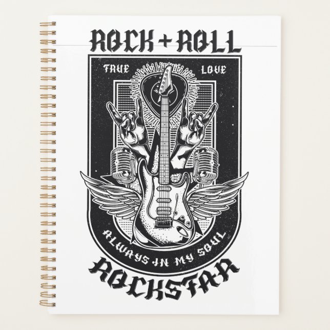 Agenda Design de Guitar Rock (Frente)