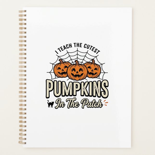 Agenda Design de Halloween Professor Abóbora Fofa_1 (Frente)