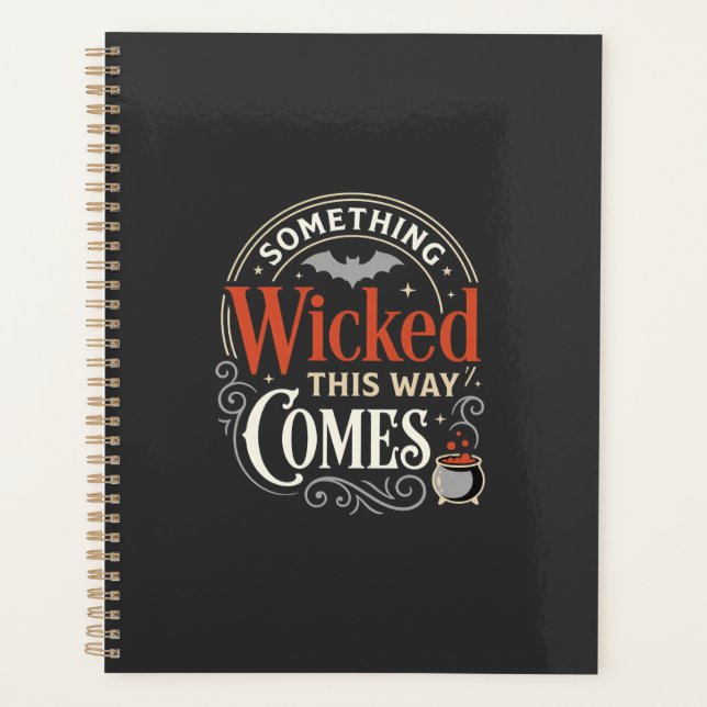 Agenda Design de Halloween Wicked This Way Comes_1 (Frente)