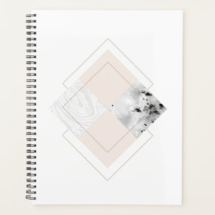 Agenda Design de mármore geométrico