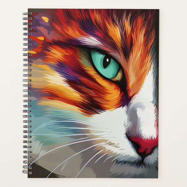 Agenda Design de Olho de Gato (Frente)