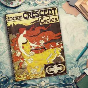 Agenda Design de Poster Antigo Art Nouveau