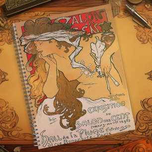 Agenda Design de Poster Art Nouveau Vintage