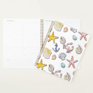 Agenda Design de praia simples e fofo