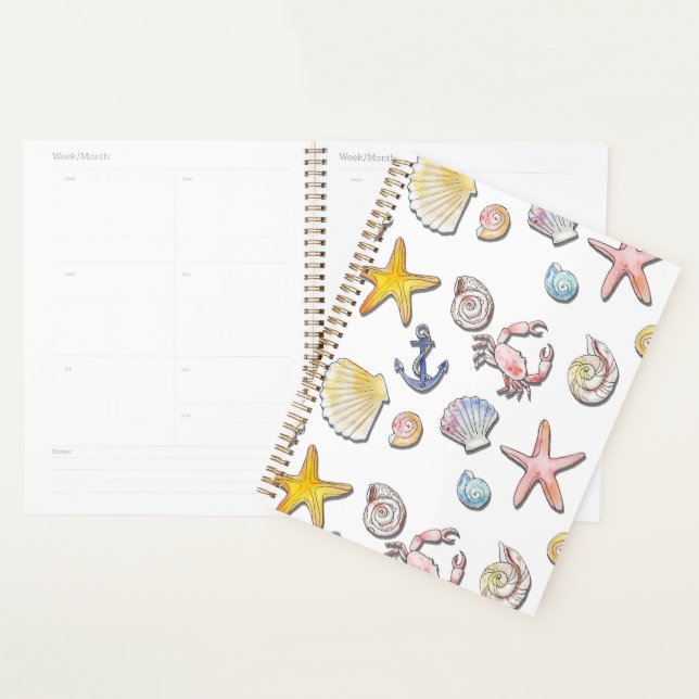 Agenda Design de praia simples e fofo (Exibição)