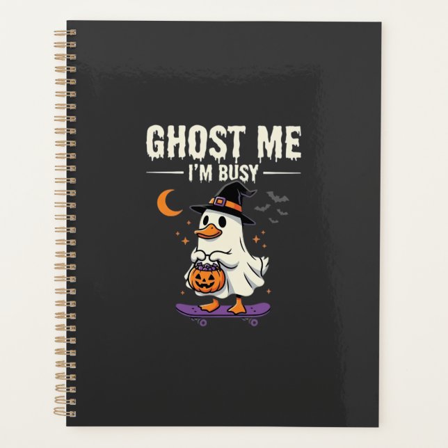 Agenda Design de Skate Halloween Ghost Duck_1 (Frente)
