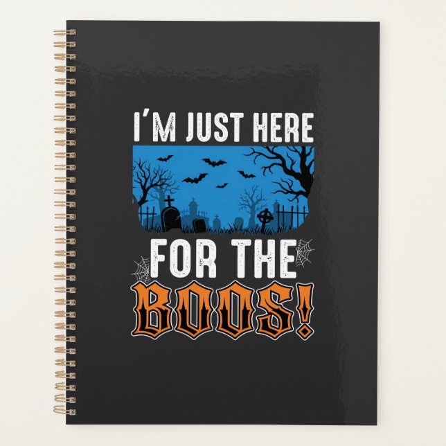 Agenda Design de Vetor de Cemitério de Fantasmas do Dia d (Frente)