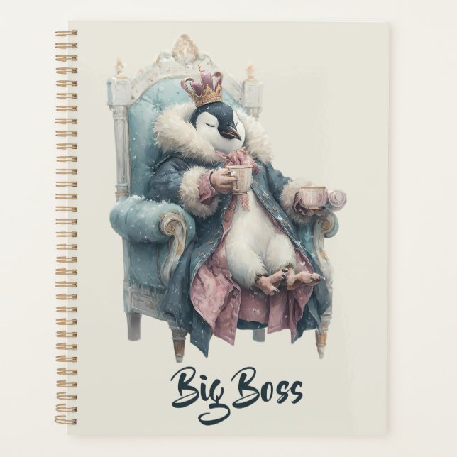 Agenda Design do Grande Chefe Pingüim de Inverno (Frente)