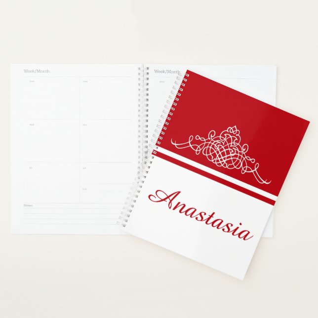 Agenda Design floral elegante (Exibição)