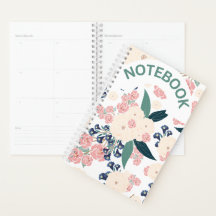Design Floral Elegante – Azul Marinho, Rosa & Bege