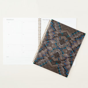 Agenda Design Fractal Pena de Faisão